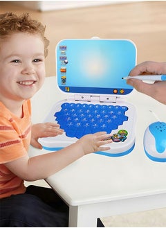 GROIC Learning Computers with Drawing Board for Kids,Educational and Bilingual Laptop Chinese and English,Kids Toy Laptop Tablet Learning Educational Game for Kids  - Image 5