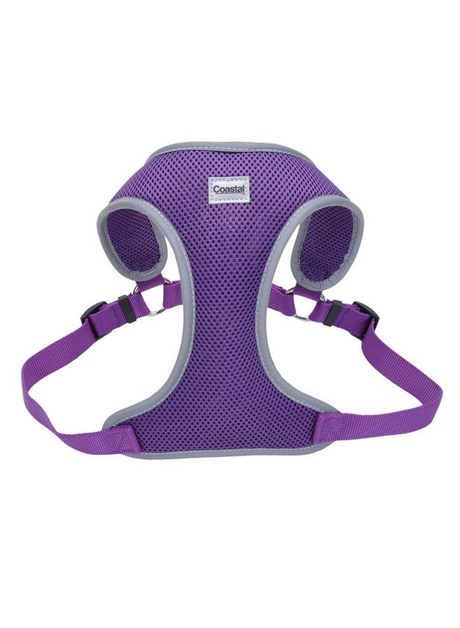 كوستال حزام كلب كوستال بيت كومفورت الناعم العاكس قابل للتعديل - حزام كلب لا يسحب للكلاب الصغيرة والكبيرة - أرجواني - 5/8 بوصة × 19 بوصة - 23 بوصة - Image 1