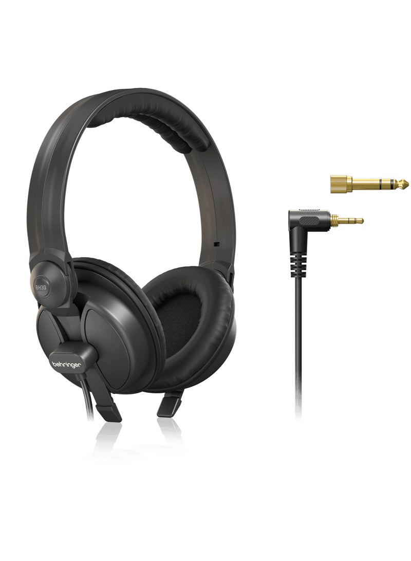 behringer BH30 Premium Supra-Aural High-Fidelity DJ Headphones  - Image 4