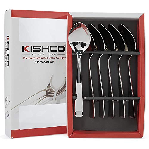 Kishco Stainless Steel Nova Table Spoon - Pack of 6 - Image 1