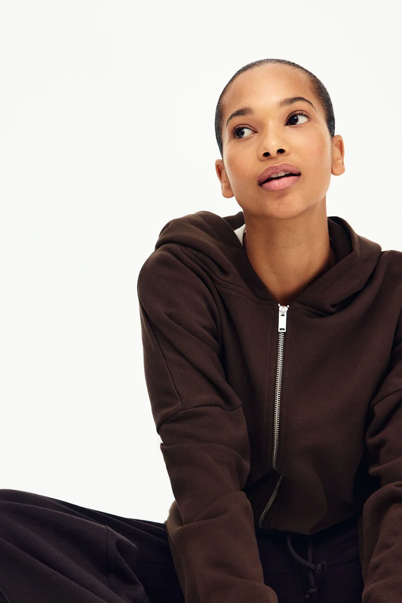 H&M Drawstring zip-through hoodie