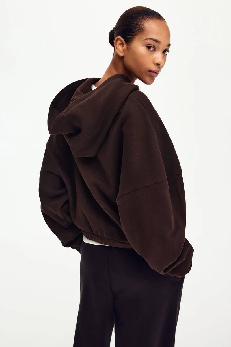 H&M  Drawstring zip-through hoodie for Women | Best Price UAE