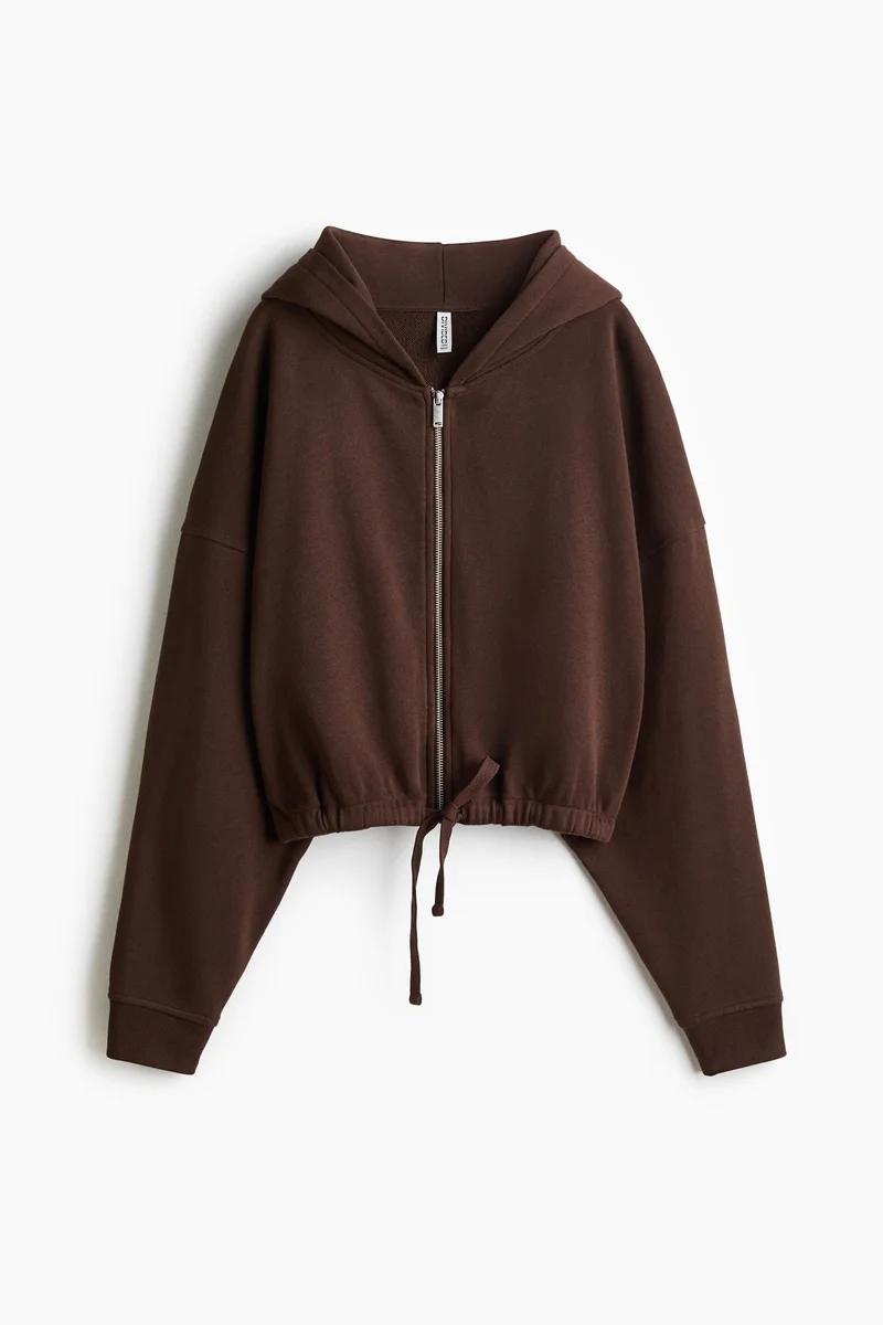 H&M  Drawstring zip-through hoodie for Women | Best Price UAE