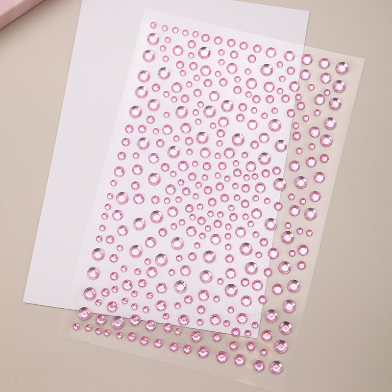 Prom Makeup Eyebrow Stickers Self-Adhesive Rhinestone Eye Stickers Face Rhinestone Stickers Acrylic Gem Face Stickers Forehead - Image 1