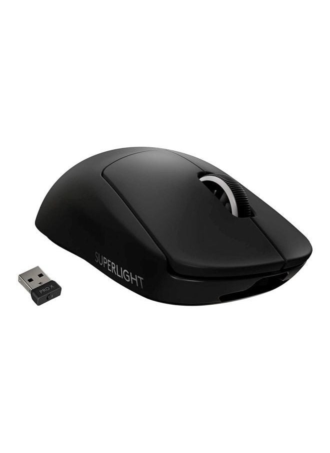 Generic - G PRO X Superlight Wireless Gaming Mouse, HERO 25K Sensor, Ultra-light with 63g, 5 Programmable Buttons, 70 hours Battery Life, Zero Additive PTFE Feet, PC/Mac Black - Image 1