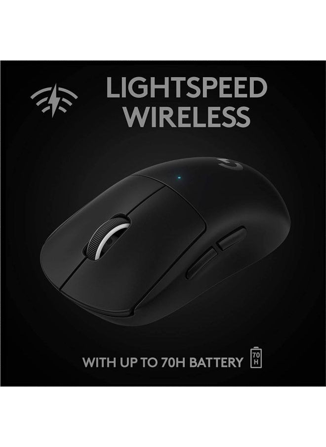 Generic - G PRO X Superlight Wireless Gaming Mouse, HERO 25K Sensor, Ultra-light with 63g, 5 Programmable Buttons, 70 hours Battery Life, Zero Additive PTFE Feet, PC/Mac Black - Image 1