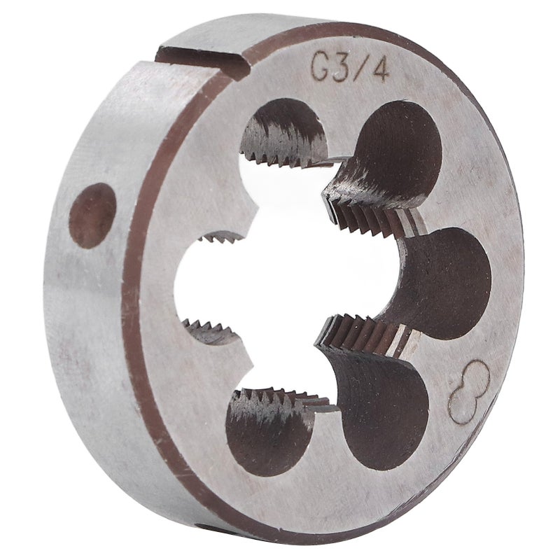 Pipe Die Round Cylindrical Straight Screw Thread Die for Tap G3/4 Threading Hand Tools - Image 1