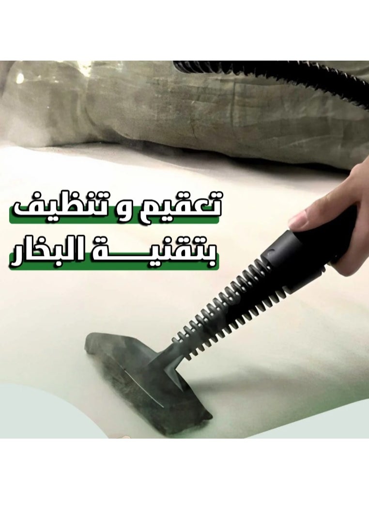 جهاز تنظيف بالبخار متعدد الاستخدامات يعمل بالكهرباء بقوة 1200 واط وسعة ماء 350 مل 15 قطعة