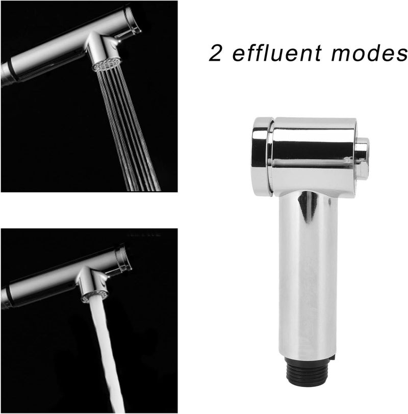 Pilipane Pull Out Sink Sprayer Head Replacement G12 Male 2 Function Kitchen Sink Faucet Sprayer Head Bathroom Faucet Head Replacement Part Spray Head Faucet Head Kitchen Tap Sprayer Spout Plating - Image 2