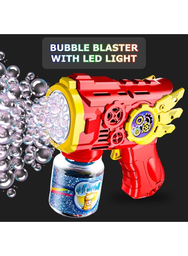 Automatic Rechargeable Bubble Gun Machine Toy for Kids with LED Light - Image 2