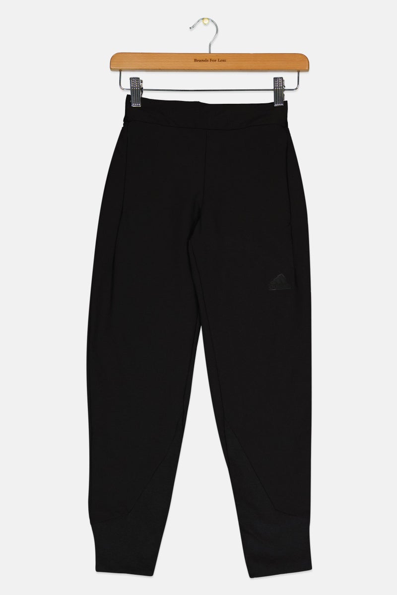 Adidas Kids Girl Sportswear Fit Brand Logo Training Track Pants, Black - Image 3