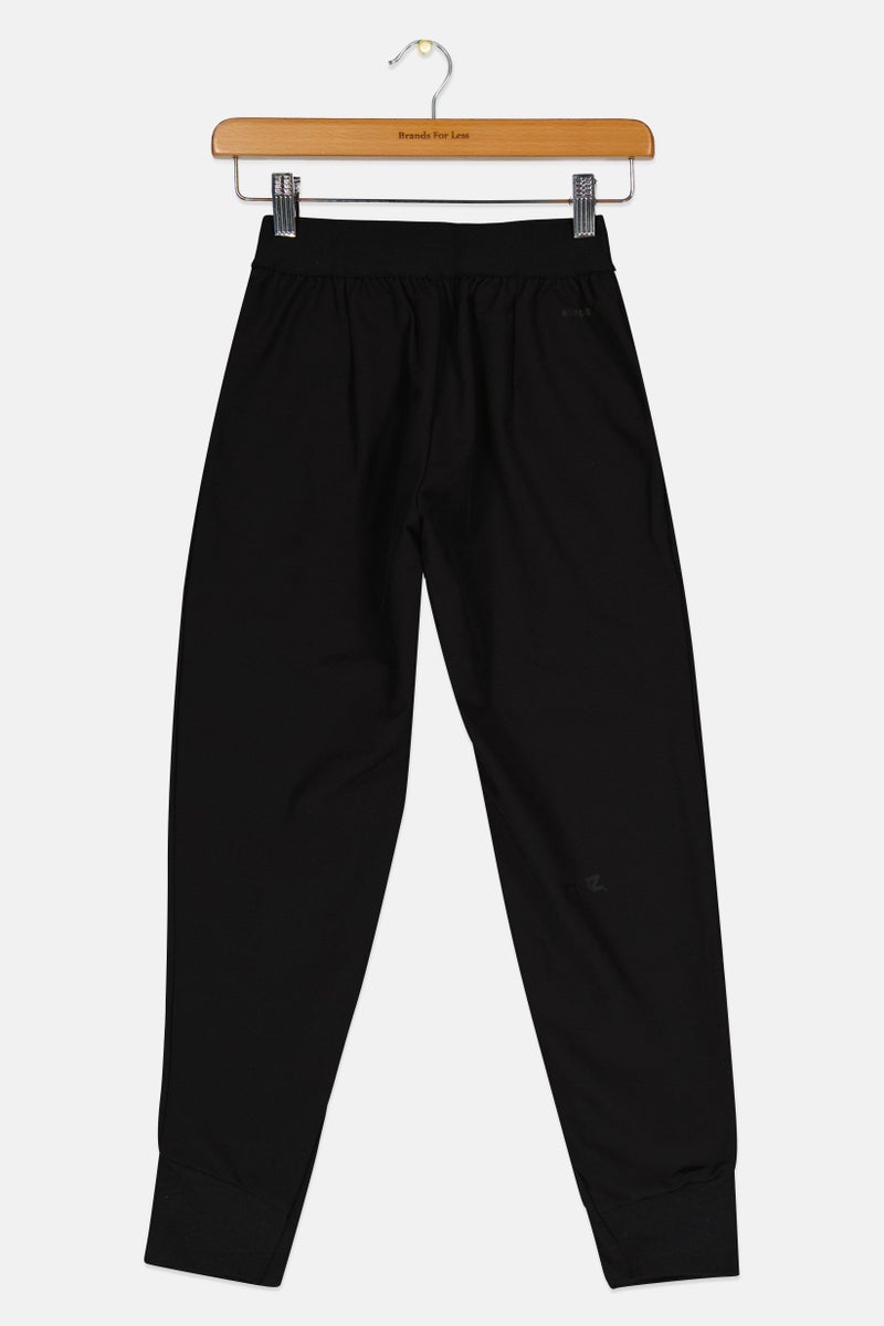 Adidas Kids Girl Sportswear Fit Brand Logo Training Track Pants, Black - Image 2