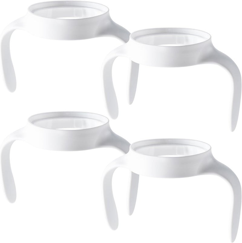 CHUBBIEE Baby Bottle Handles for MAM Compatible Bottle Holder for MAM 5oz 9oz  11oz Bottles EasyGrip Ergonomic SlipResistant BPAFree Durable Helps Babies Transition to Independent Drinking 4Pack - Image 1