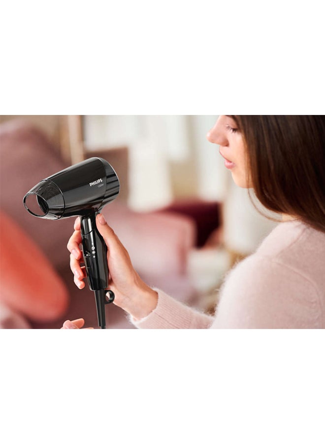 Philips Essential Care Hair Dryer With Nozzle Black - Image 3