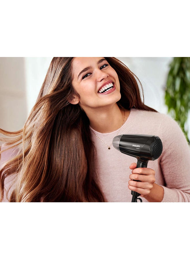 Philips Essential Care Hair Dryer With Nozzle Black - Image 4