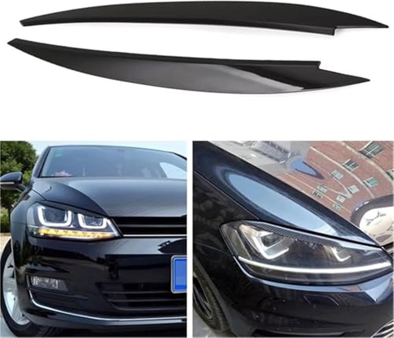 Vuzmode Headlight Eyebrow Trim for VW Golf 7 MK7 GTI - Image 3