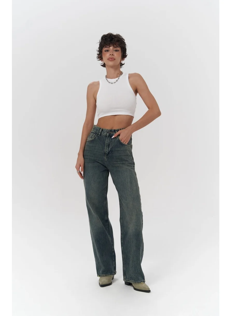 Mai Collection Laura Dirty Green Jeans