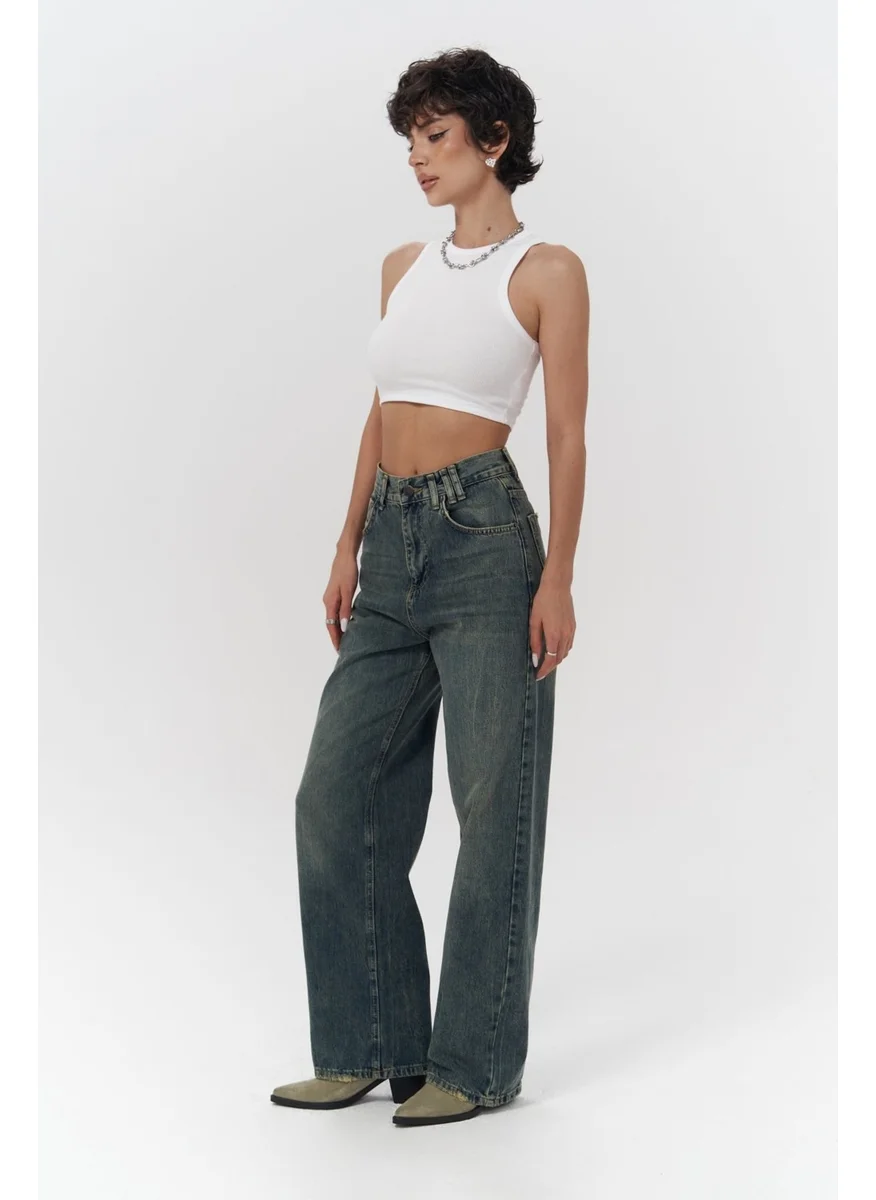Mai Collection Laura Dirty Green Jeans