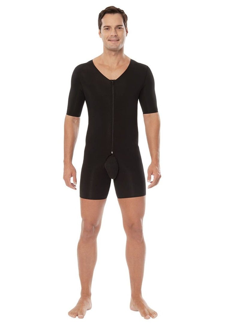 فاريتيكس مشد طبي كامل لبعد عمليات شفط الدهون بسحاب فوق الركبة - Image 1