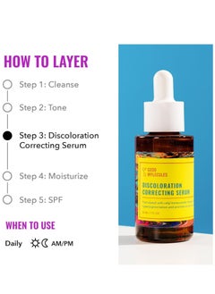 GOOD MOLECULES Discoloration Correcting Serum - Tranexamic Acid and Niacinamide for Dark Spots, Sun Damage, and Age Spots - Skincare Face  - Image 4