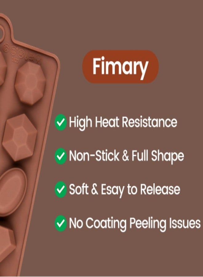 Skytail 18 Cavity Chocolate Candy Mold Food Grade Silicone Mold for Baking Candy Snacks Miniature Dessert Gummies Caramel Jelly Ice Cube Tray Cake Decor DIY Candle Cupcake Topper Mould 1 Pack - Image 4