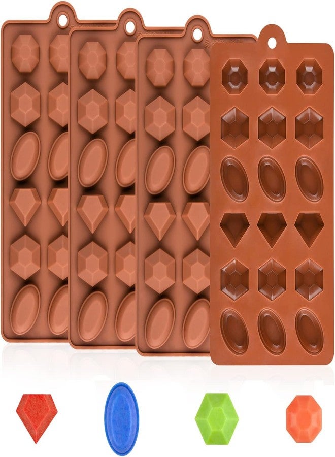 Skytail 18 Cavity Chocolate Candy Mold Food Grade Silicone Mold for Baking Candy Snacks Miniature Dessert Gummies Caramel Jelly Ice Cube Tray Cake Decor DIY Candle Cupcake Topper Mould 1 Pack - Image 1
