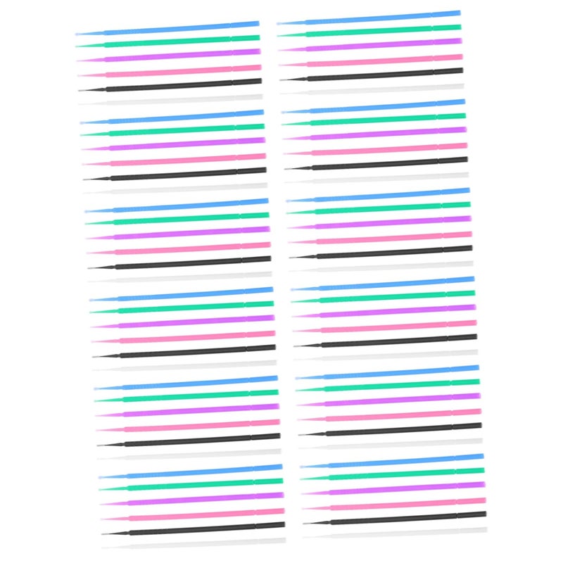 600 قطعة من أعواد القطن لتمديد الرموش لتطعيم الرموش وإزالة المكياج - Image 2