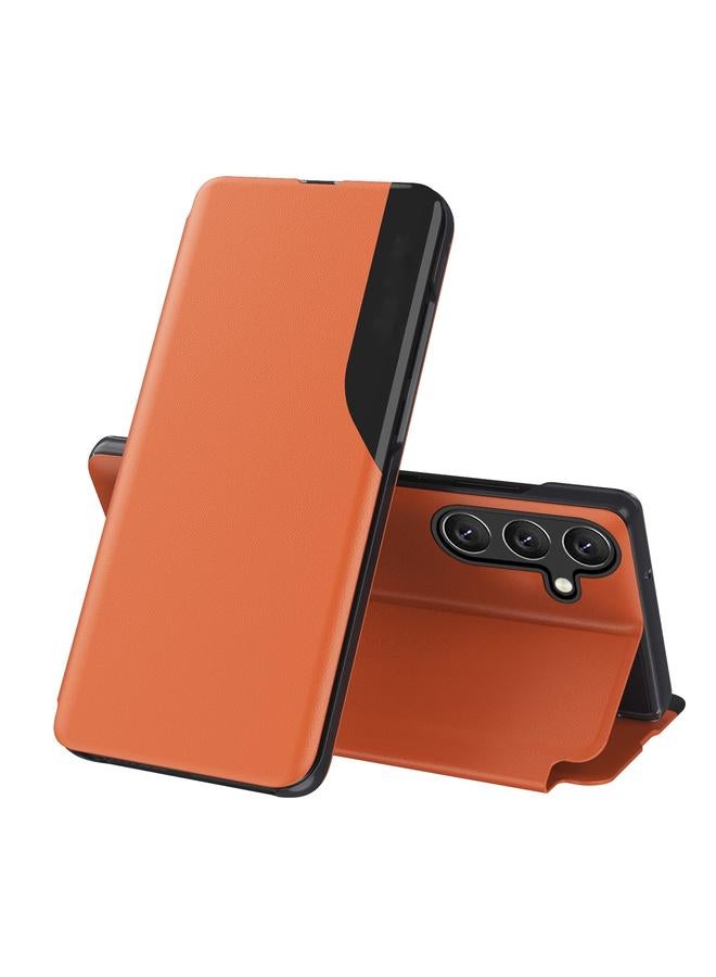 S-TOP Case For Samsung Galaxy S24+ 5G Attraction Flip Holder Leather Phone Case - Image 1