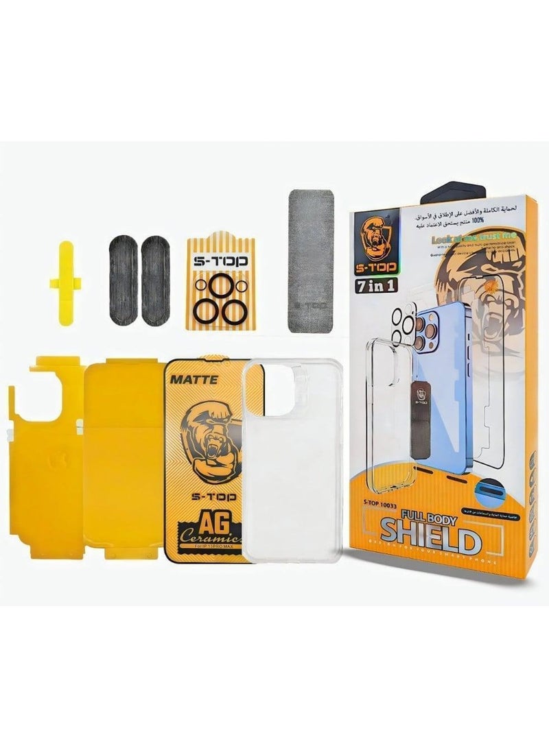 Shield 7-in-1 Full Protection Package for iPhone 12 Pro Max - Image 1