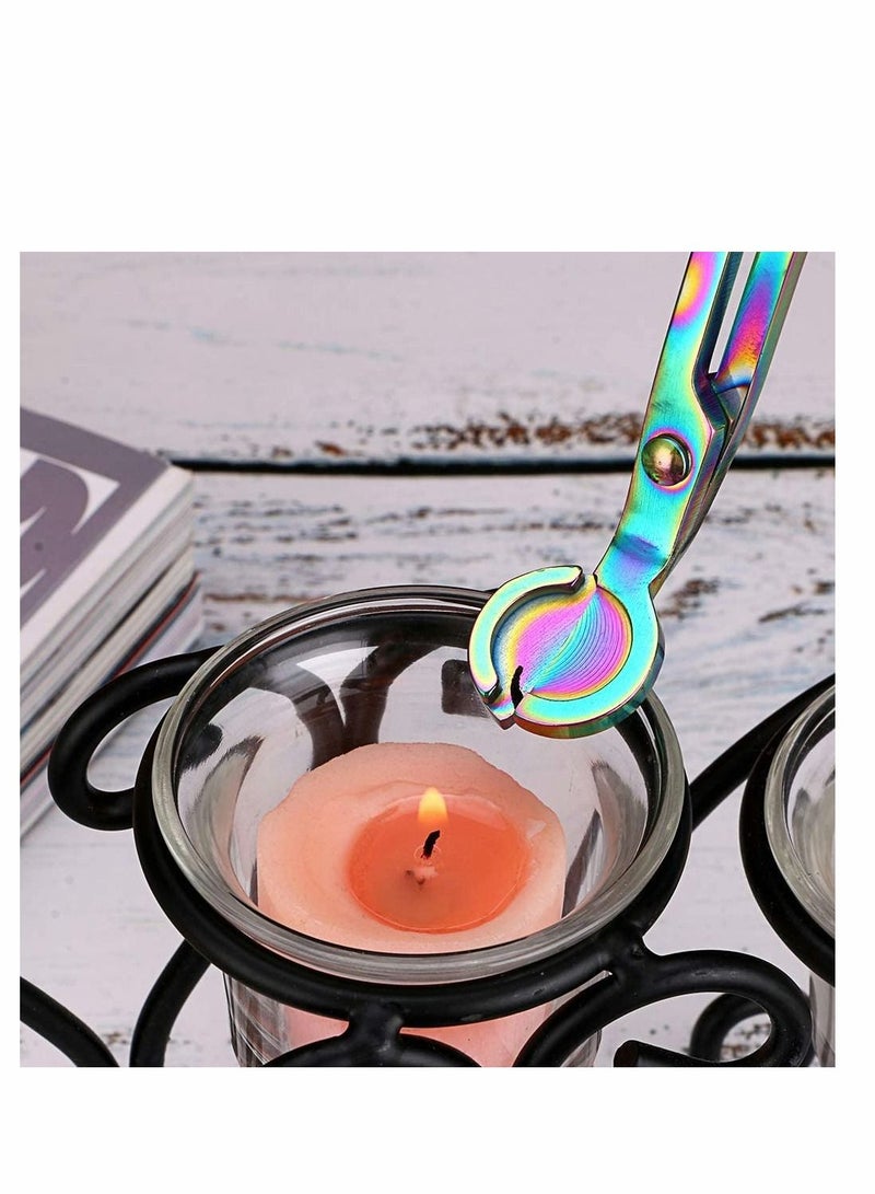 SYOSI Candle Snuffer Candle Wick Trimmer Wick Dipper with Tray 4 in 1 Candle Accessory Set Candle Care Kit Gift for Candle Lovers  - Image 5