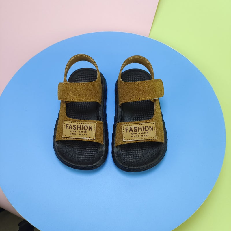 Baby Sandals 2025 Shein Children Soft Bottom Stitching Can Bubble Water Boys Beach Shoes - Image 5