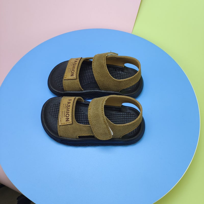 Baby Sandals 2025 Shein Children Soft Bottom Stitching Can Bubble Water Boys Beach Shoes - Image 3