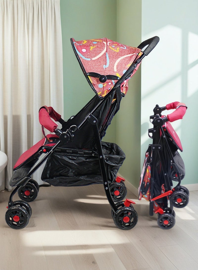 EASY FUTURE Foldable Ultra Lightweight Travel Stroller with Adjustable Canopy Foldable Storage Basket and Multi Position Reclining Seat NO.1102 - Image 1