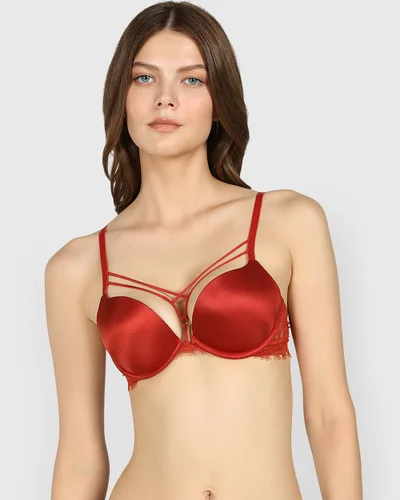 Isla & Evie Isla & Evie Obvious Gel Padding Plunge Bra