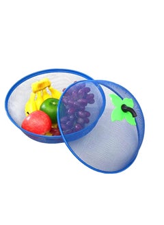 Lavish Apple Shape Net Fruits & Vegetables Basket 10 Inch Blue Color  - Image 2