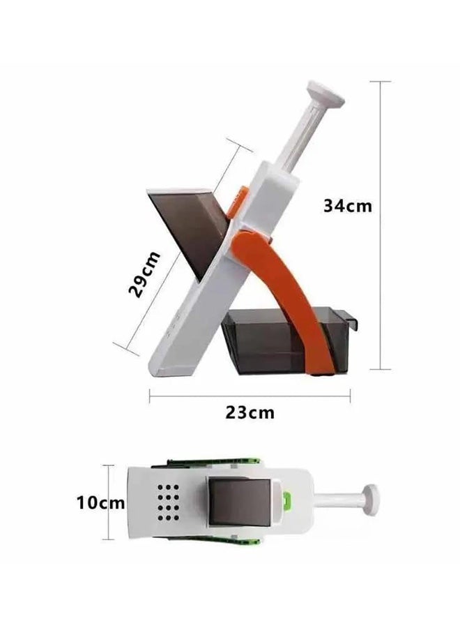 HRT WALL Potato Chipper Cutter Manual Vegetable Slicer,Grater Slicer Kitchen Gadgets Vegetable Slicers,Potato Chips French Fry Tool Potato Chipper