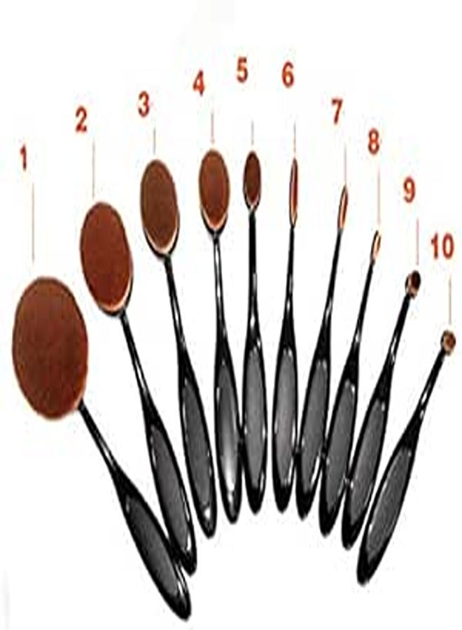 Makeup Brush - Set of 10