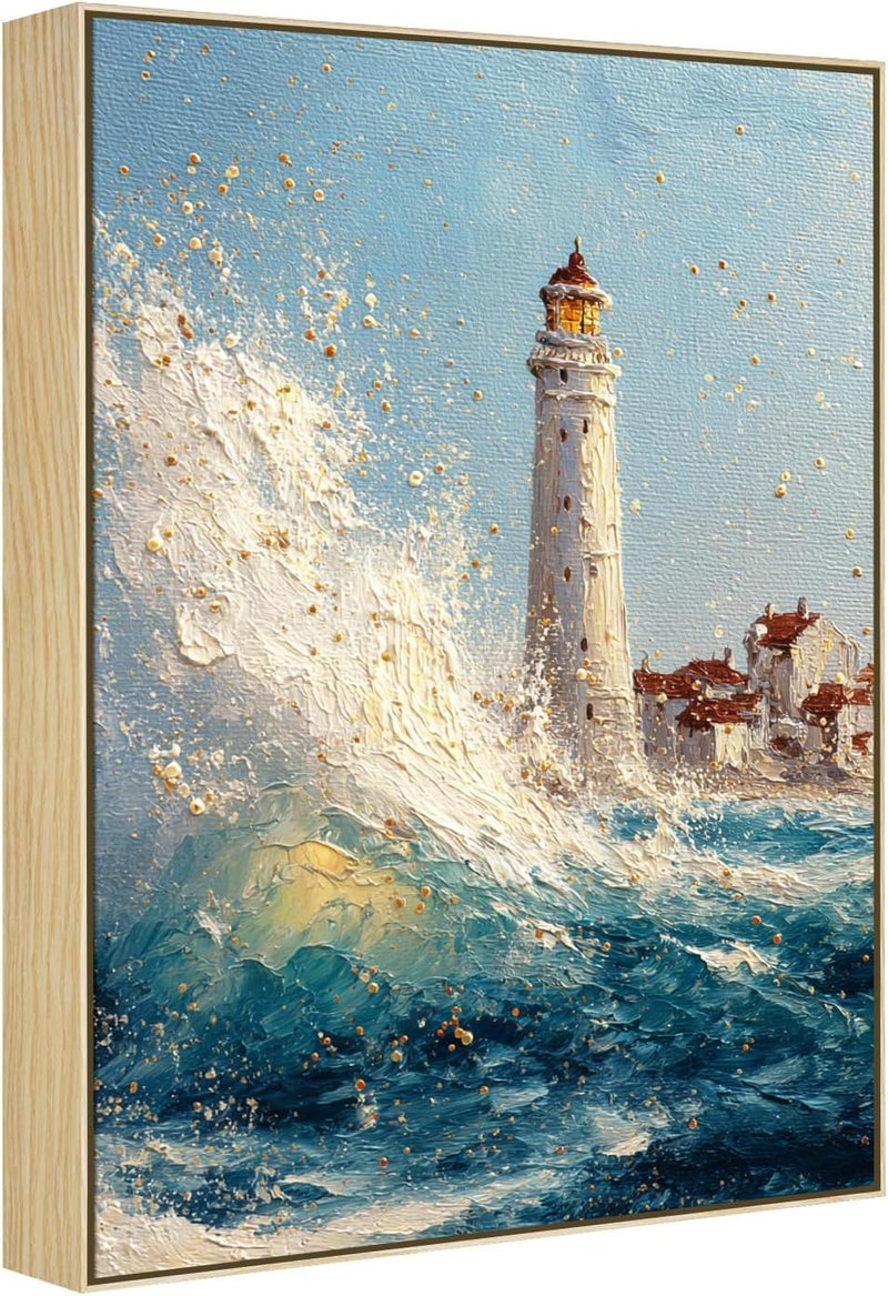 FOLKOR إطار قماشي لطباعات فنية مقاس 18×24 ولوحات زيتية، إطارات عائمة معدنية مربعة DIY بعمق 1.5 بوصة لتزيين غرفة المعيشة والمدفأة بالمناظر الطبيعية والصور الشخصية، عرض أفقي أو عمودي (طبيعي) - Image 1