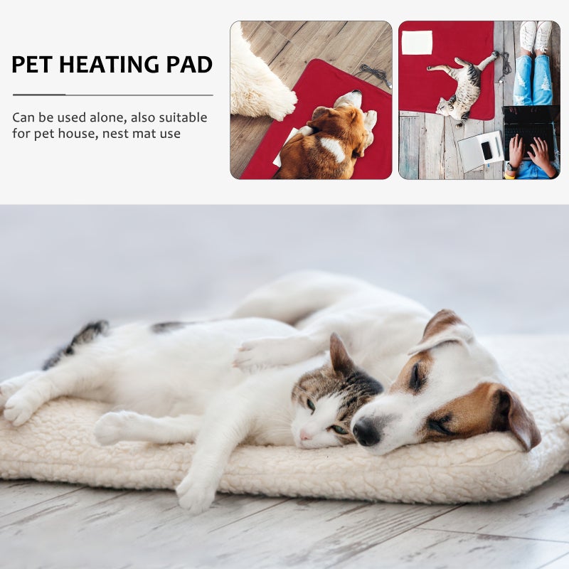 2pcs Comfortable Pet Heating Pad Pet Warm Heater Pet Sleeping Cushion for Home ( ) - Image 5