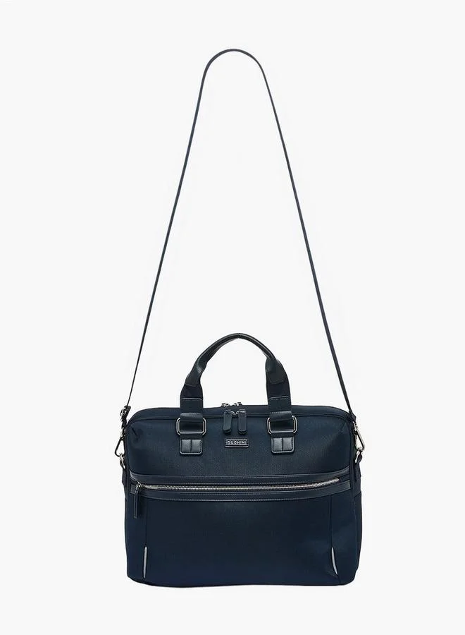 Duchini NAVY Men Textured Laptap Bag for Men | Best Price UAE