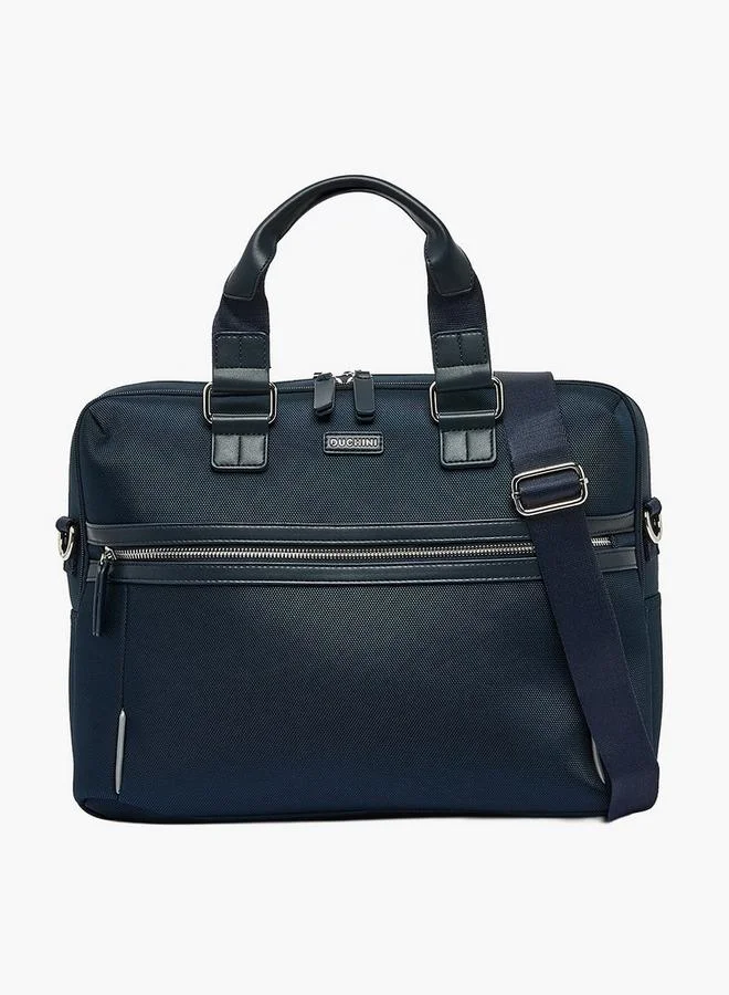 Men Textured Laptap Bag