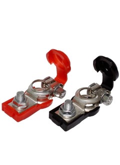 Car Battery Cable Terminal Clamps Connectors Top Post for Truck Red and Black Joint Protection Cover Applicated, Van, and More