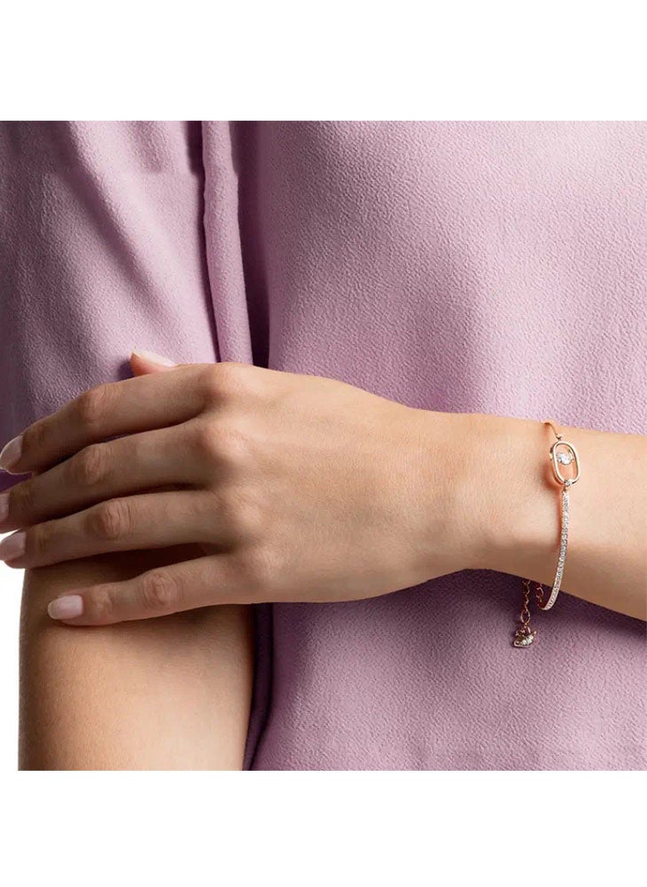 عام سوار مرصع بحجر مطلي بالذهب الوردي - Image 2