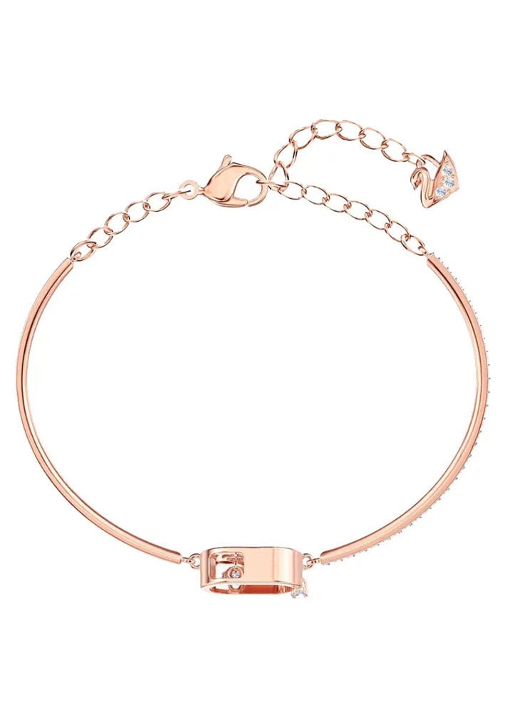 عام سوار مرصع بحجر مطلي بالذهب الوردي - Image 4