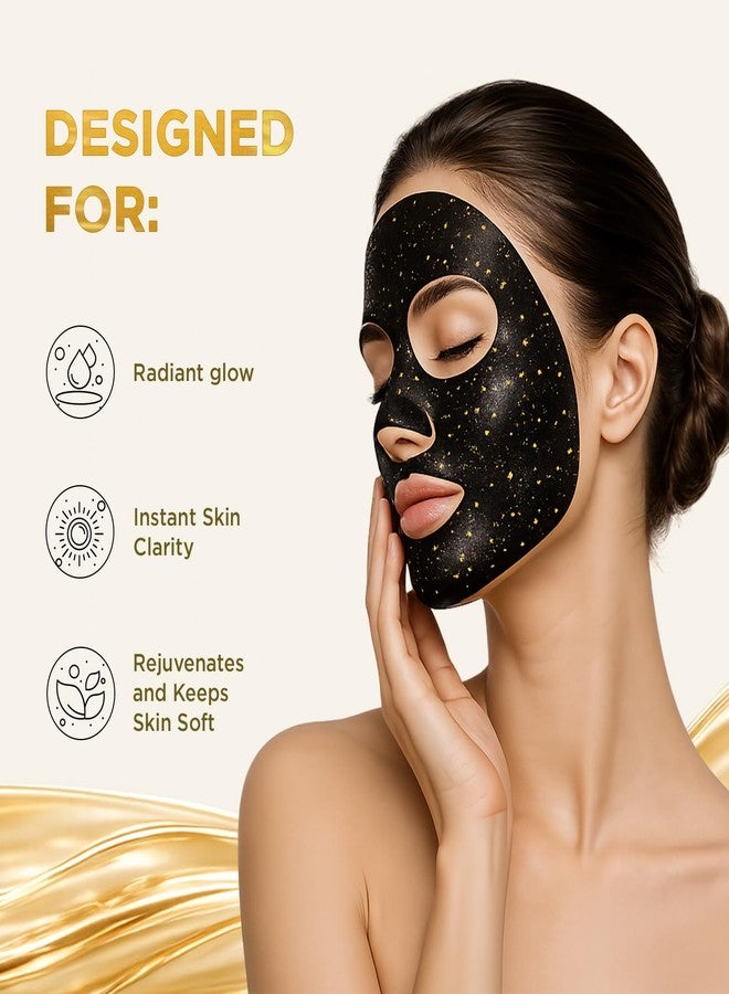 Bio Essence Bio- essence Bio-Gold 24K Illuminating Black Mask 25ml x 4sheets - Image 5