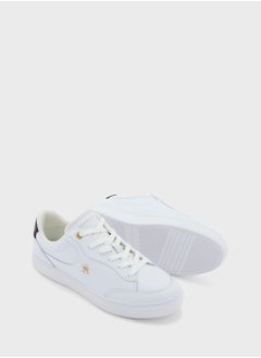 TOMMY HILFIGER Logo Detail Lace Up Low Top Sneakers  - Image 3