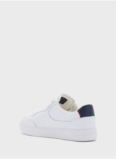 TOMMY HILFIGER Logo Detail Lace Up Low Top Sneakers  - Image 2
