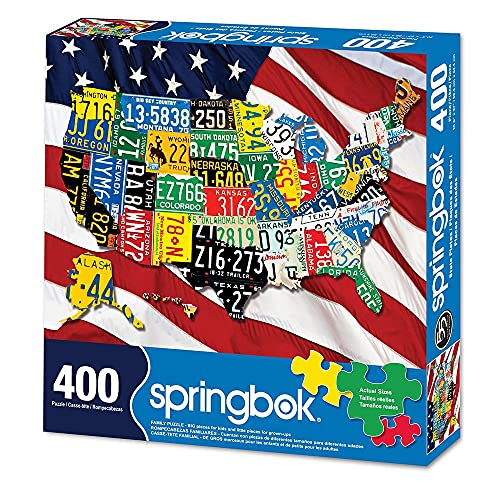 Springbok ألواح الولايات 400 قطعة لغز عائلي - Image 2