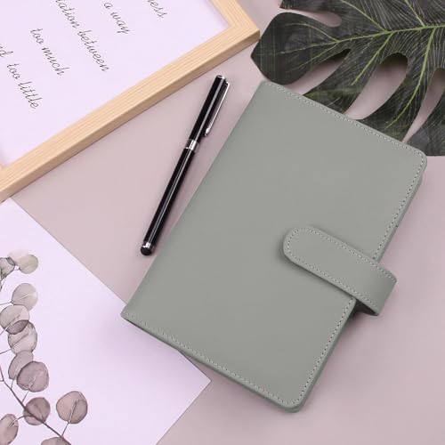 LXWHYP Money Saving Binder, Savings Challenges Book with for Cash Envelopes, 12pcs Zipper Envelopes A6 Budget Binder, Budget Planner for Managing Budgets and Saving Money -(Gray-7.4IN) - Image 5