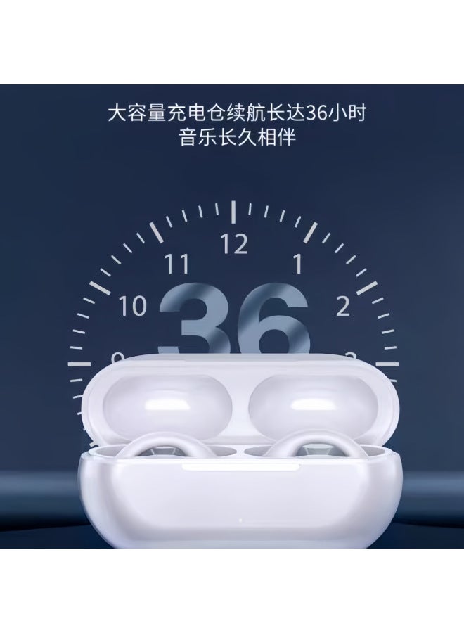 Neutral Sports Waterproof Sweat-proof Bone Conduction Headset Not Ear-proof Long-term Wear Not Tired Long-term Ear Clip Bluetooth Headset - Image 4